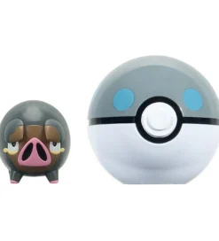Pokémon Figur - Clip N Go - Lechonk m. Heavy Ball