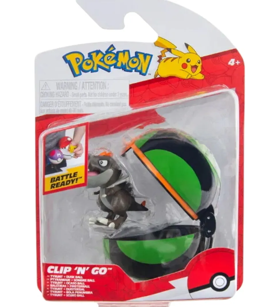 Pokémon Figur - Clip 'N' GO - Tyrunt m. Dusk Ball