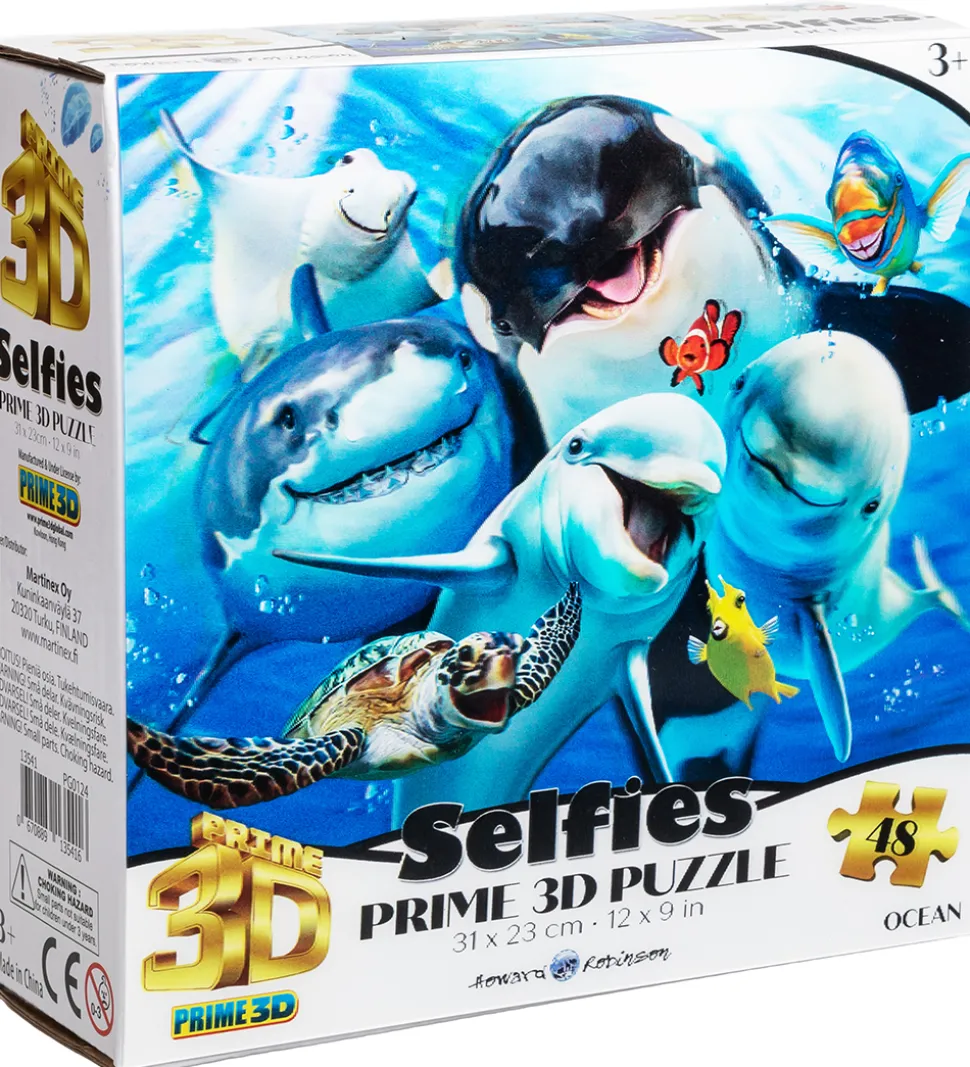 Prime 3D Puzzle Puslespil - 3D - 48 Brikker - Ocean Selfie