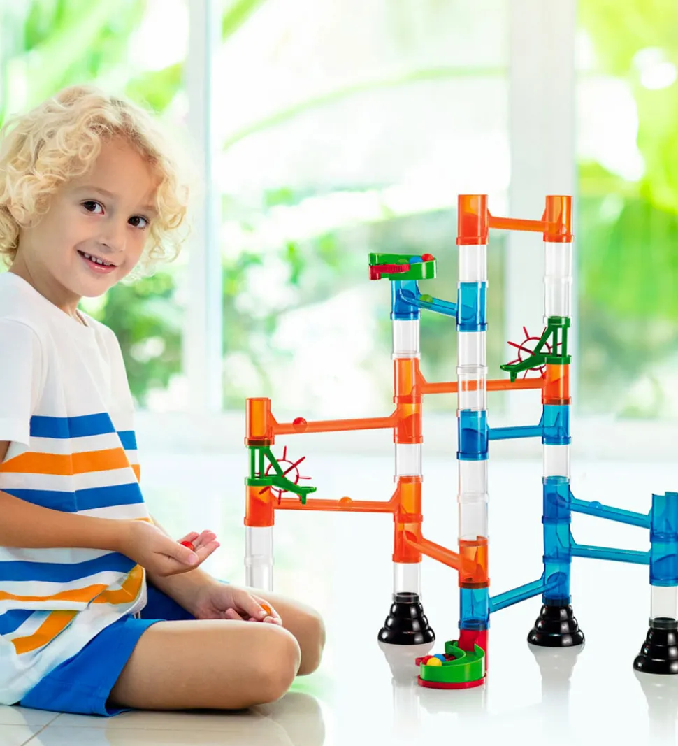 Quercetti Kuglebane - Migoga Marble Run Transparent - 45 Dele -