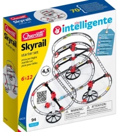 Quercetti Kuglebane - Skyrail Starter Set Rollercoster - 94 Dele