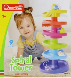 Quercetti Kuglebane - Spiral Tower - 10 Dele - 6501