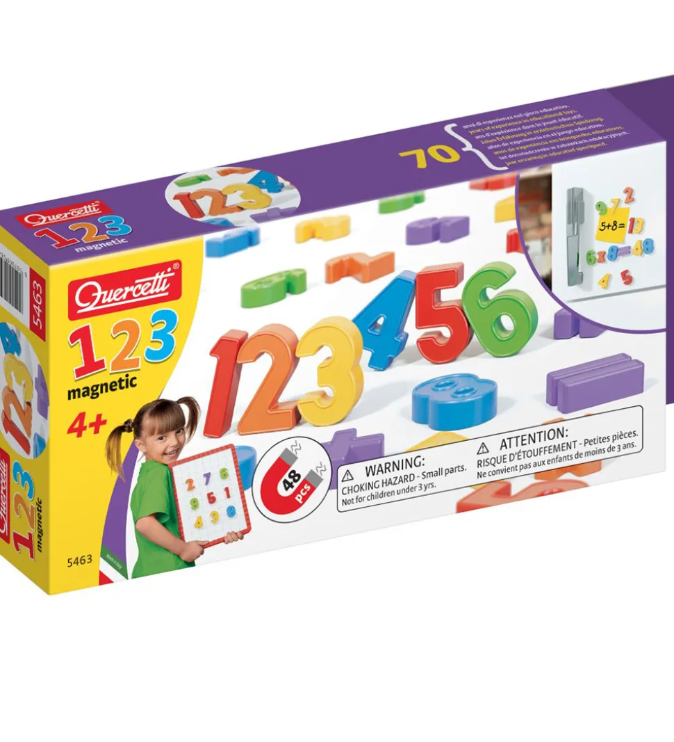 Quercetti Magnetiske Tal og Matematik - 123 - 48 Dele - 05463