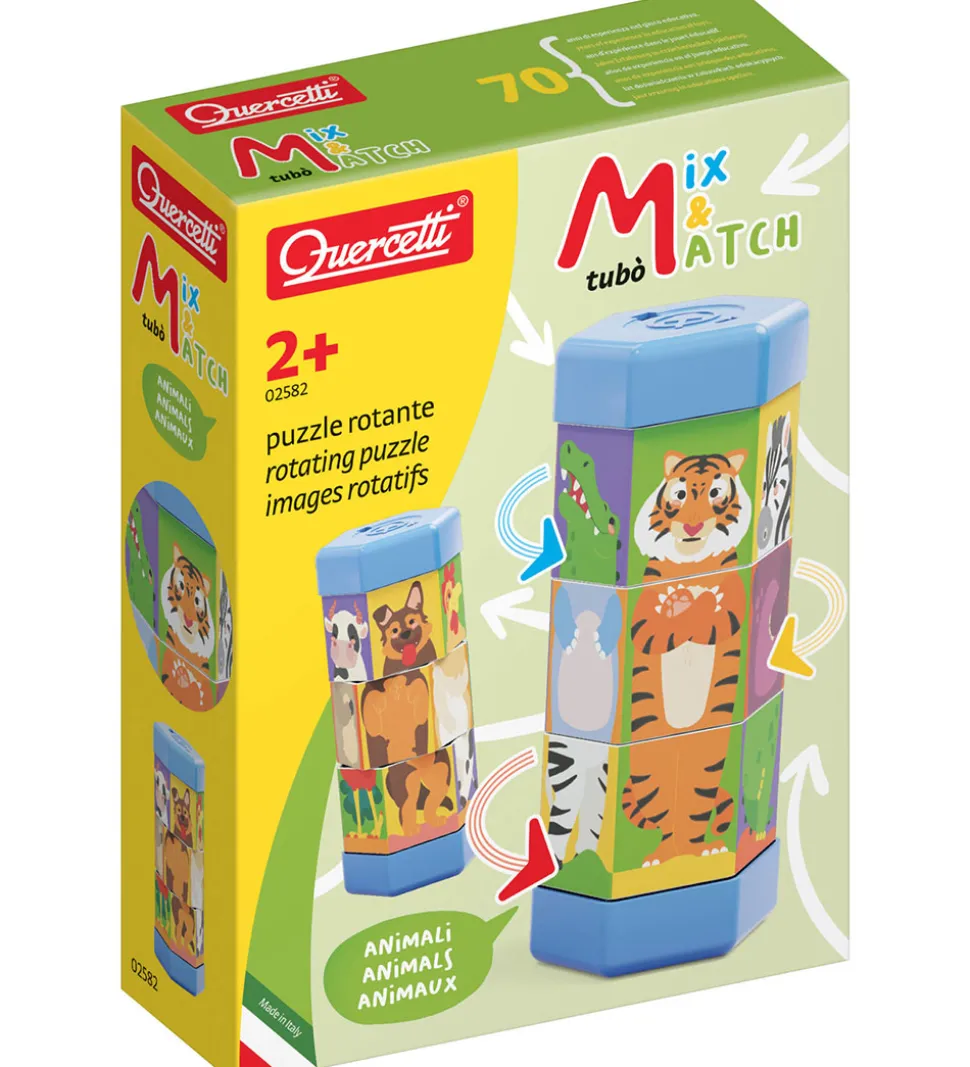 Quercetti Roterende Puslespil - Mix & Match - 2582