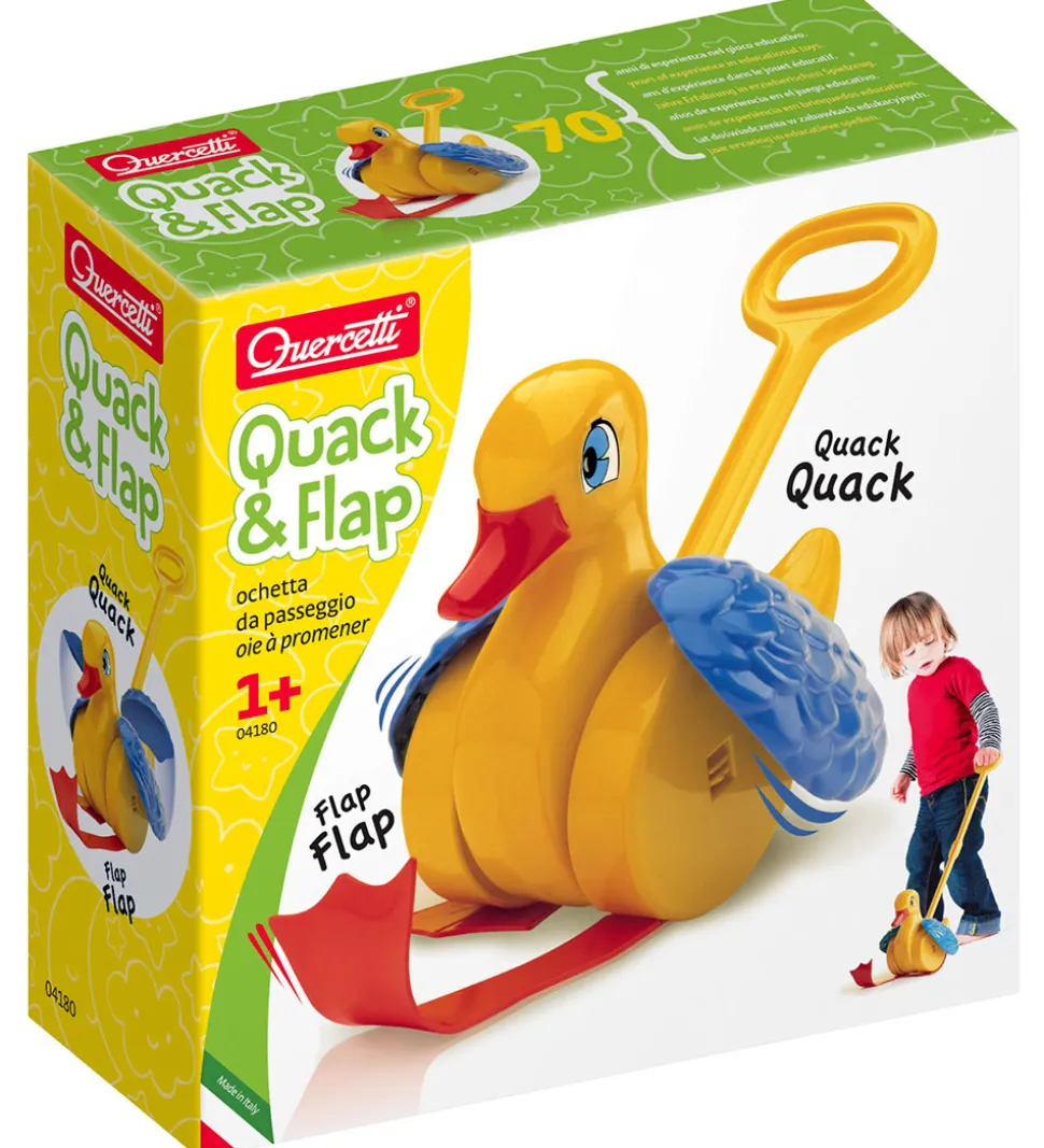 Quercetti Skubbedyr - Quack & Flap - Ælling