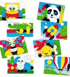 Quercetti Stiftmosaik - Fantacolor Junior - 49 Dele - 4206