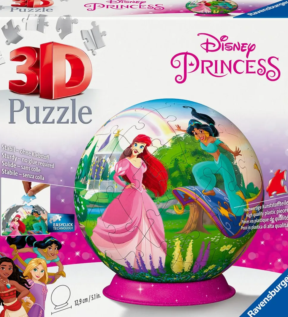Ravensburger 3D Puslespil - 72 Brikker - Disney Princess