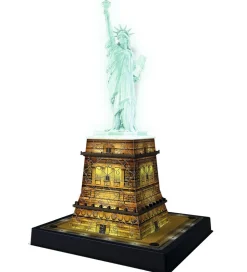 Ravensburger 3D Puslespil - 120 Brikker - Statue of Liberty Nigh