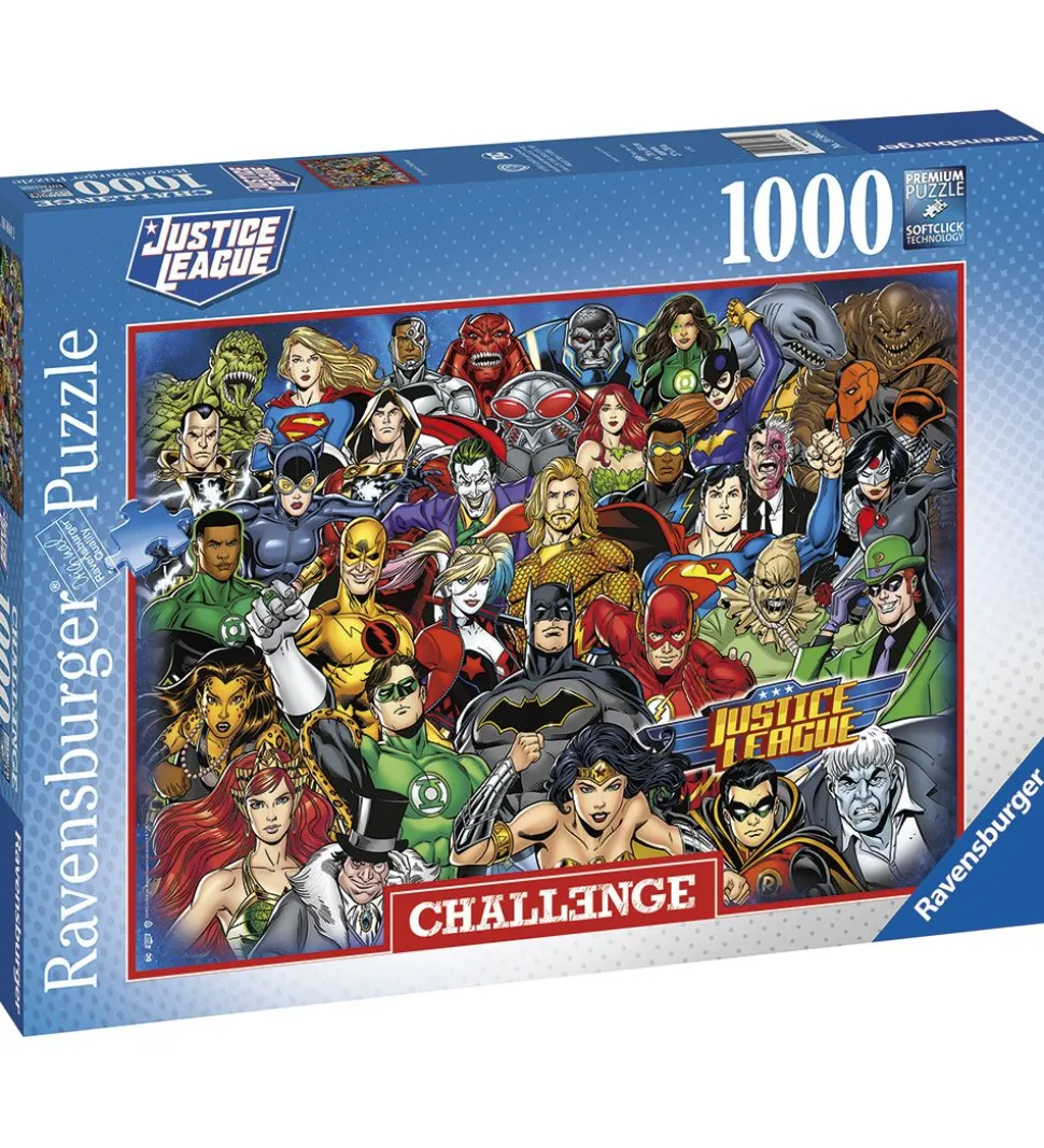 Ravensburger Puslespil - 1000 Brikker - Challenge DC Comics