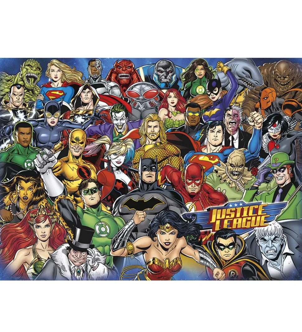 Ravensburger Puslespil - 1000 Brikker - Challenge DC Comics