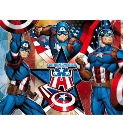 Ravensburger Puslespil - 100 Brikker - Marvel Captain America