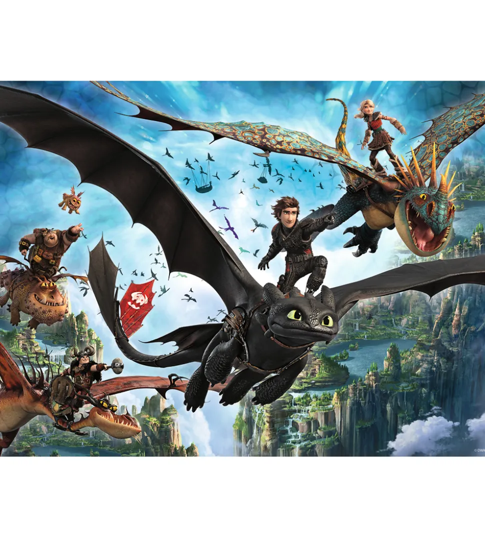 Ravensburger Puslespil - 150 Brikker - Dragons