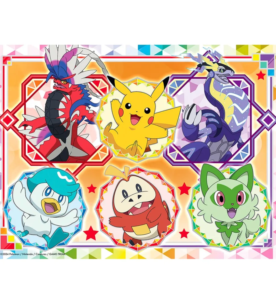 Ravensburger Puslespil - 100 Brikker - Pokémon