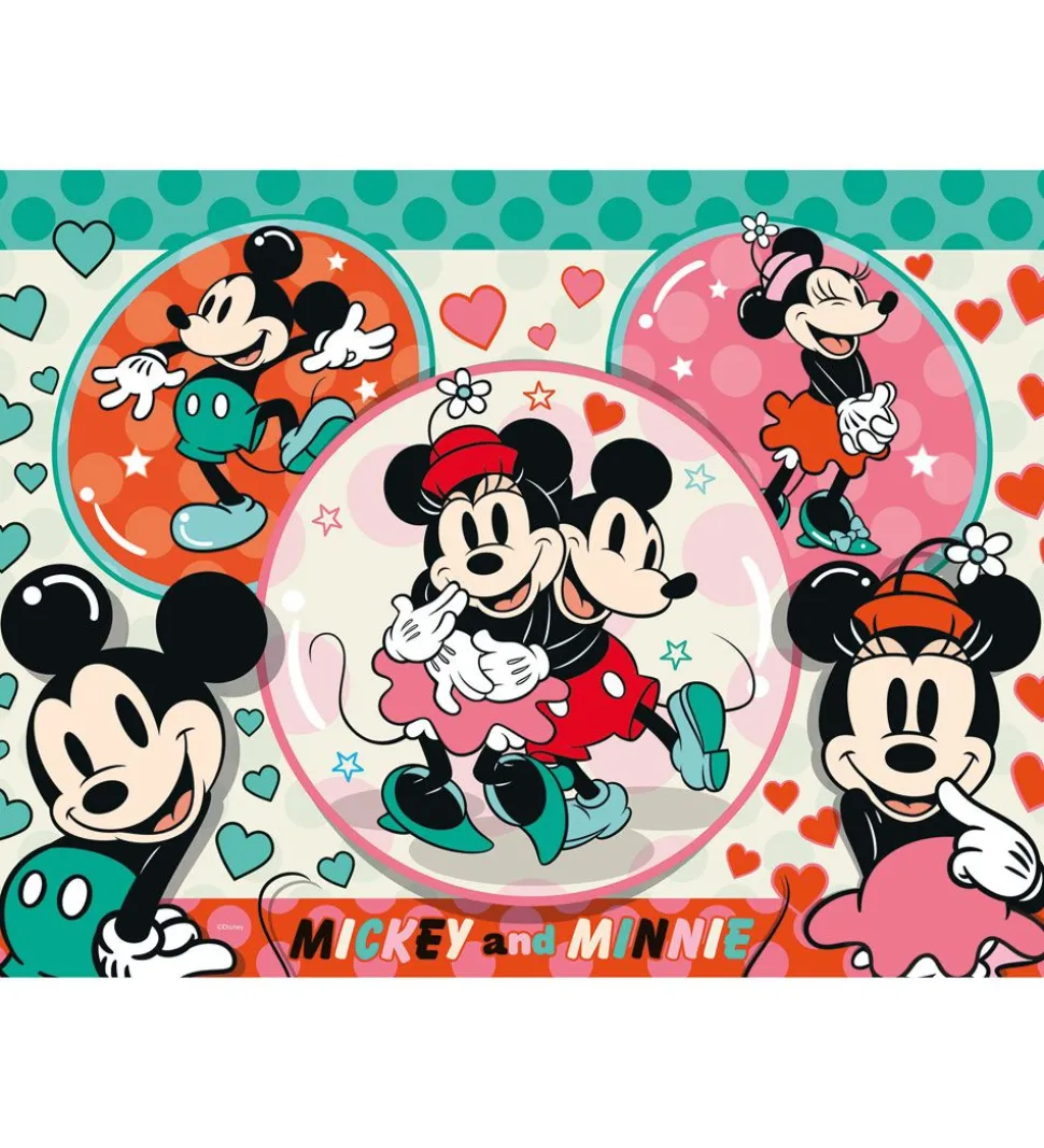 Ravensburger Puslespil - 150 Brikker - Mickey & Minnie