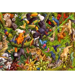 Ravensburger Puslespil - 200 Brikker - Tropical Rainforest