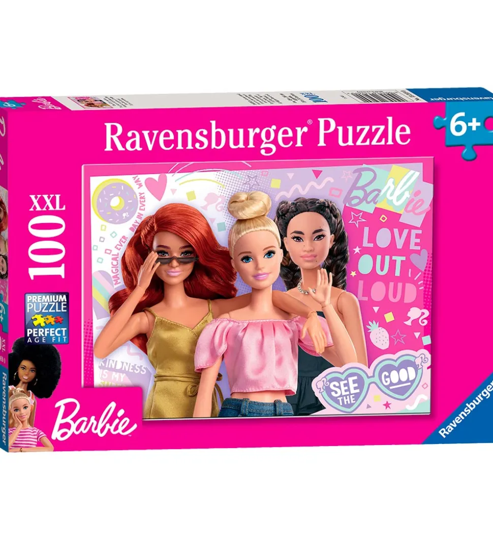 Ravensburger Puslespil - 100 Brikker - Barbie