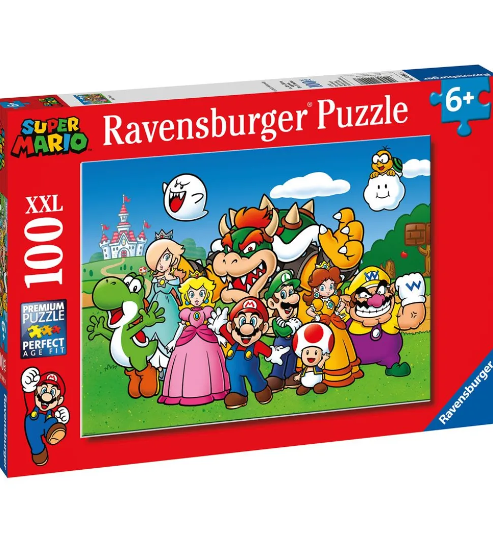 Ravensburger Puslespil - 100 Brikker - Super Mario Fun