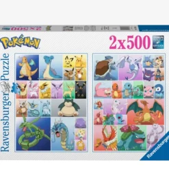 Ravensburger Puslespil - 2x500 Brikker - Pokémon Collection
