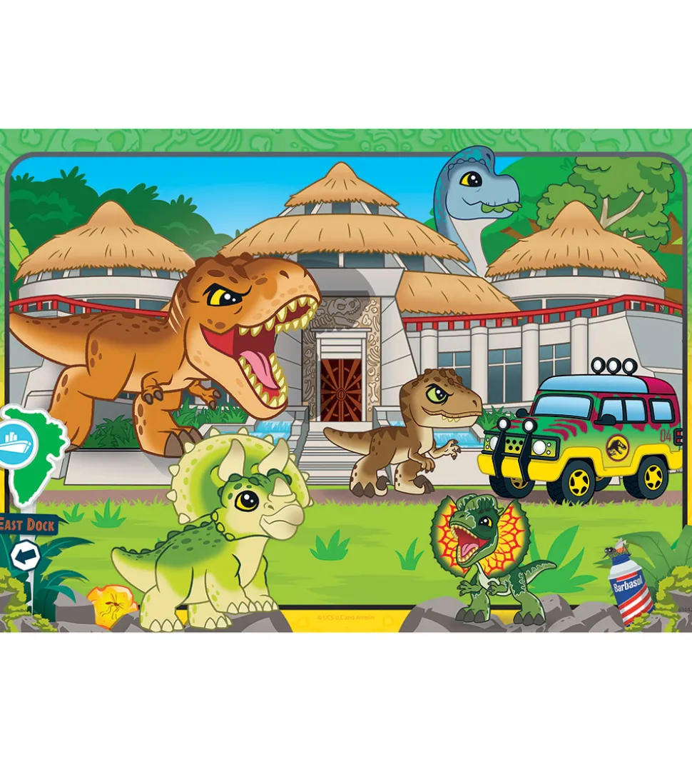 Ravensburger Puslespil - 2x24 Brikker - Jurassic World Explorers