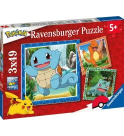 Ravensburger Puslespil - 3x49 Brikker - Pokémon