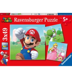 Ravensburger Puslespil - 3x49 Brikker - Super Mario