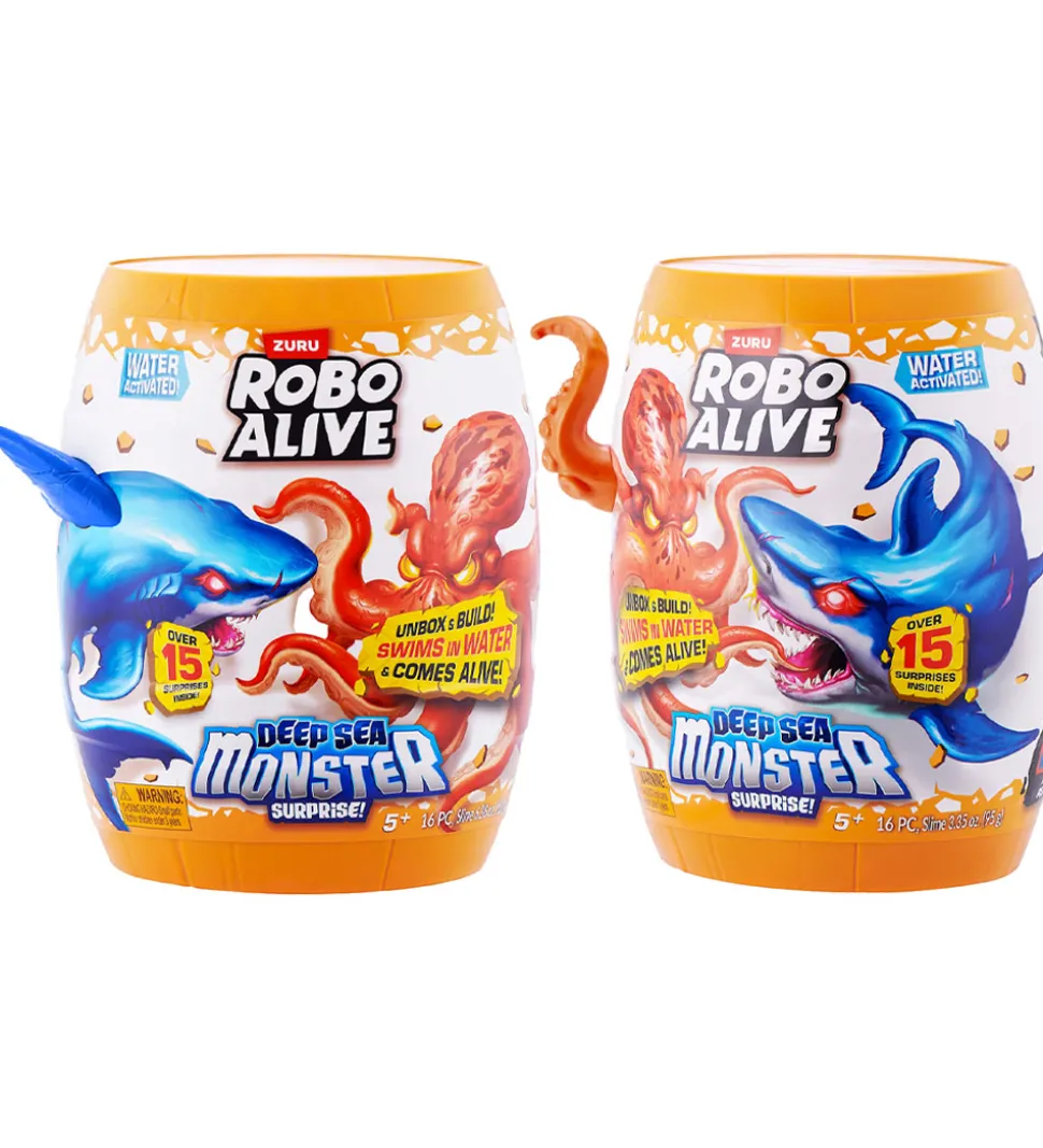 Robo Alive Legetøj - Deep Sea Monster Surprise - Assorteret
