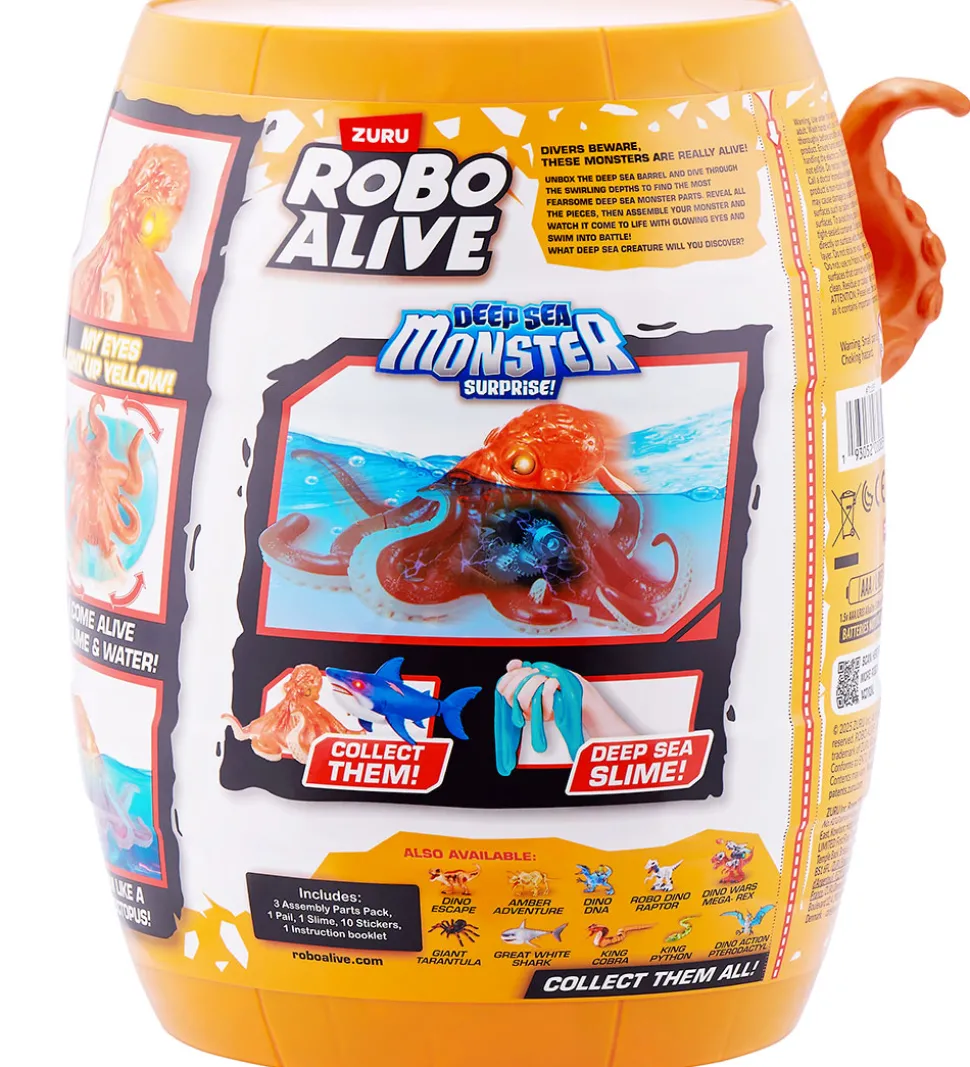 Robo Alive Legetøj - Deep Sea Monster Surprise - Assorteret