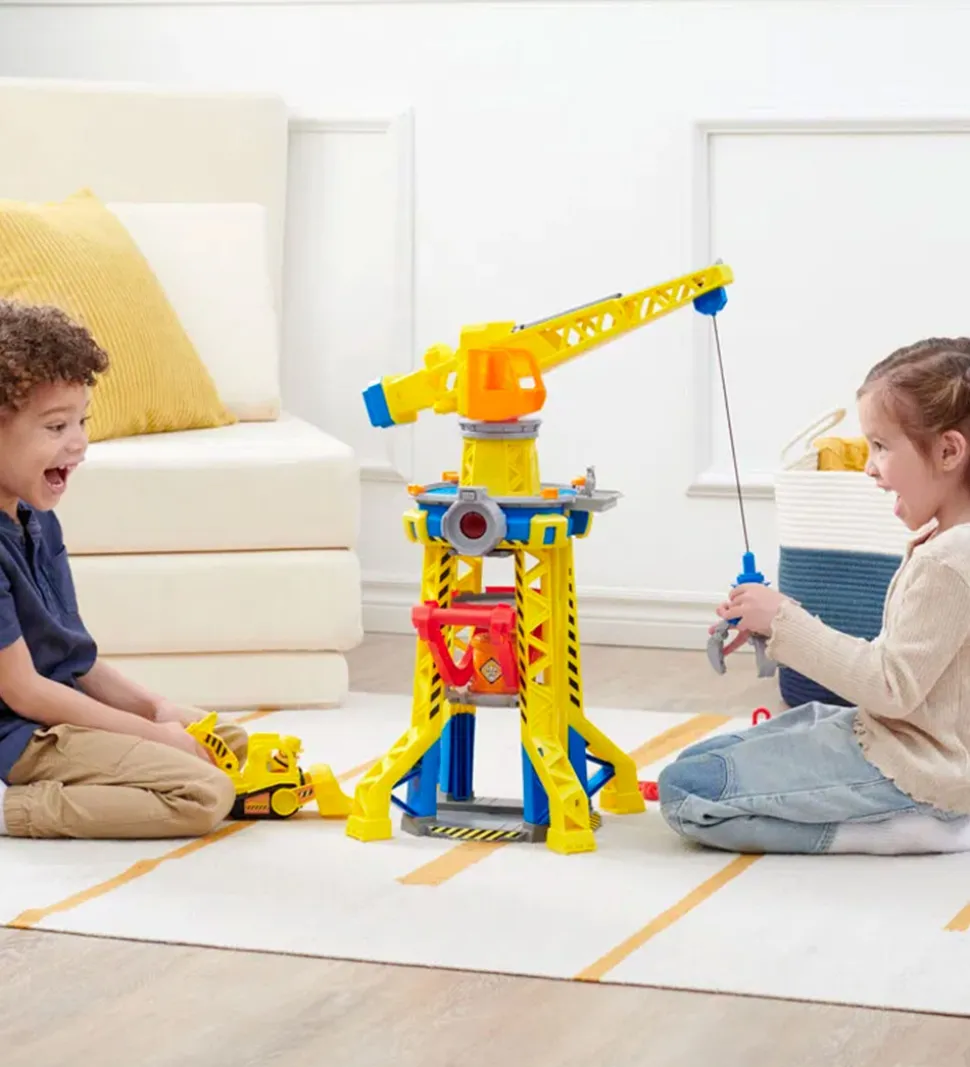 Rubble & Crew Legetøj - 60 cm - Bark Yard Crane Tower