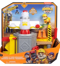 Rubble & Crew Legetøj - Paw Patrol - Launch N Spin Spaceship