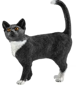 Schleich Dyr - Sort Kat - H: 6 cm 13770