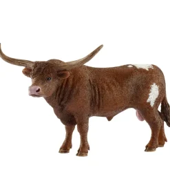Schleich Dyr - Texas Longhorn-tyr - H: 9 cm 13866