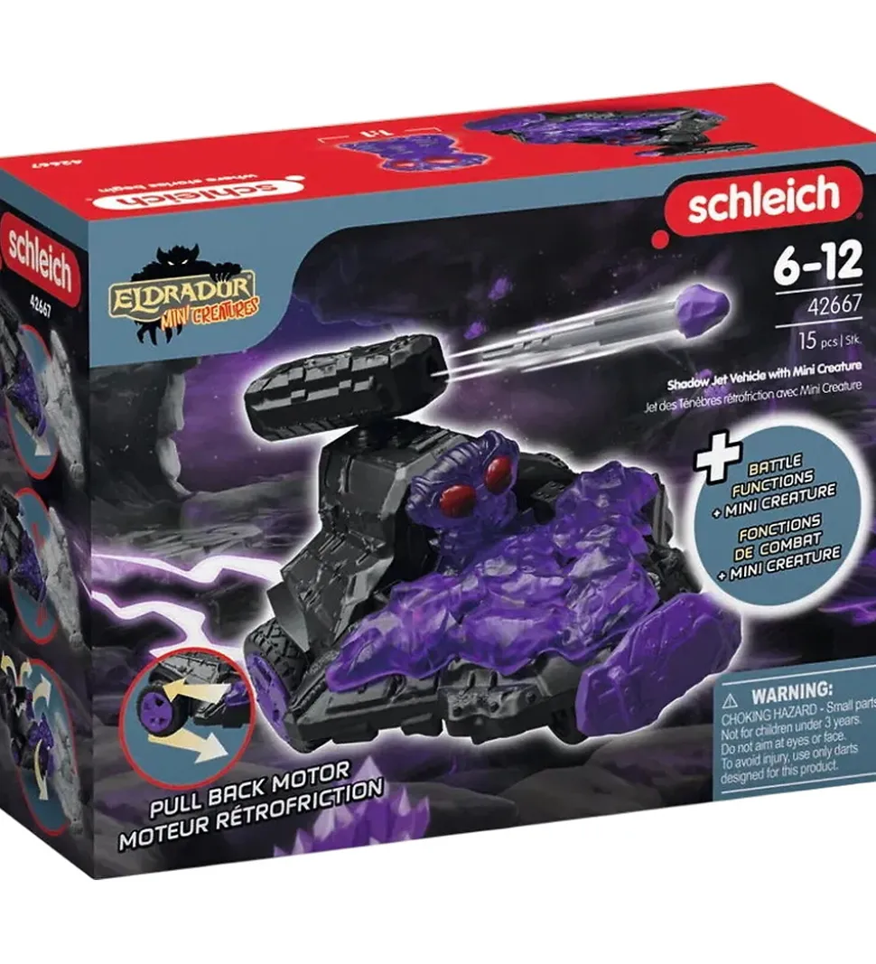Schleich Eldrador Mini Creatures - Shadow Jet Køretøj - 42667