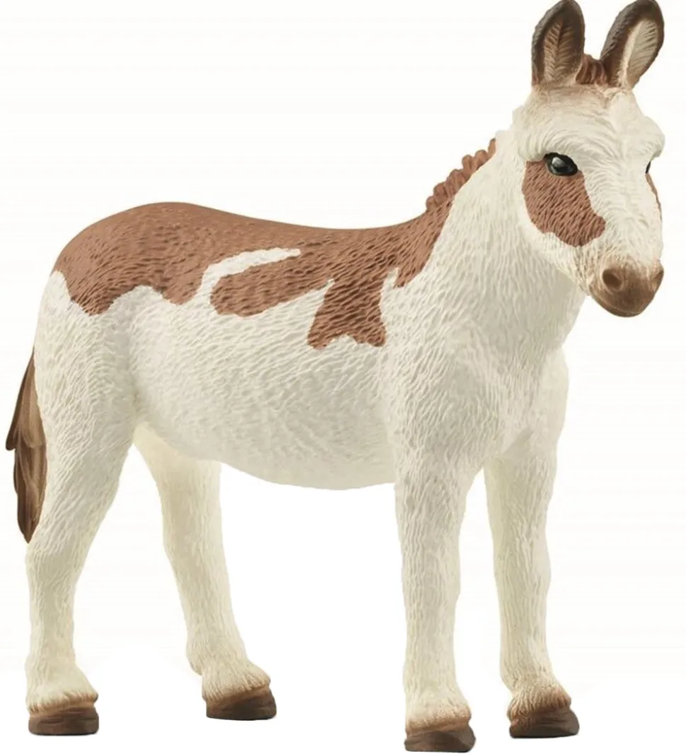 Schleich Farm World - Amerikansk Plettet Æsel - H: 6,6 cm - 1396