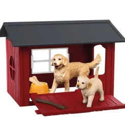 Schleich Farm World - Hundekennel m. 2 Golden Retrievers - 42722