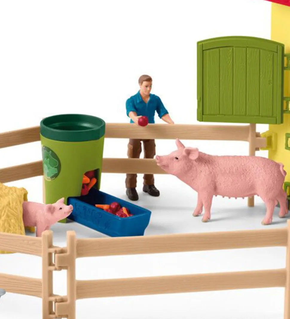 Schleich Farm World - 50x16x30 cm - Stor Bondegård 42605 - Gul