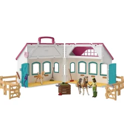 Schleich Horse Club - Åben Hestestald - 60 Dele - 42703