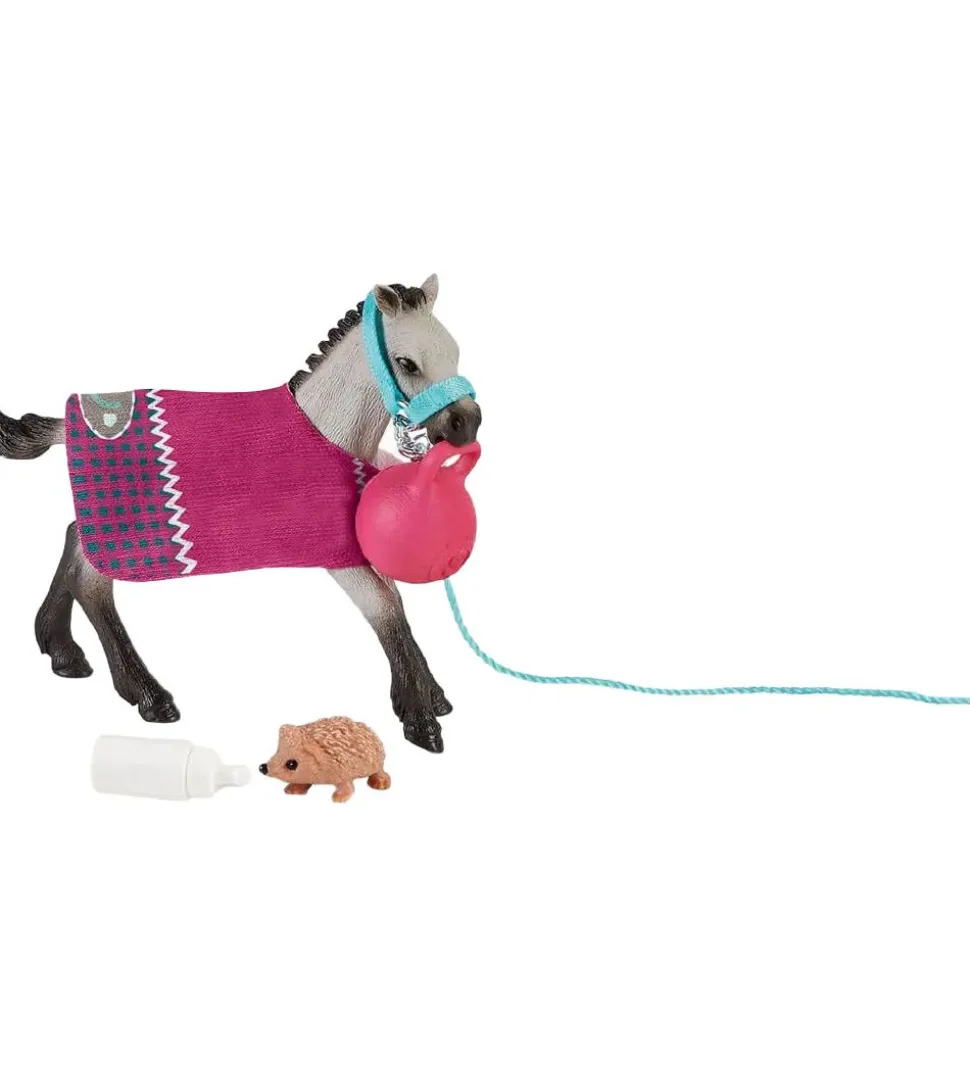 Schleich Horse Club - H: 7 cm - Legesjov Med Føl 42534