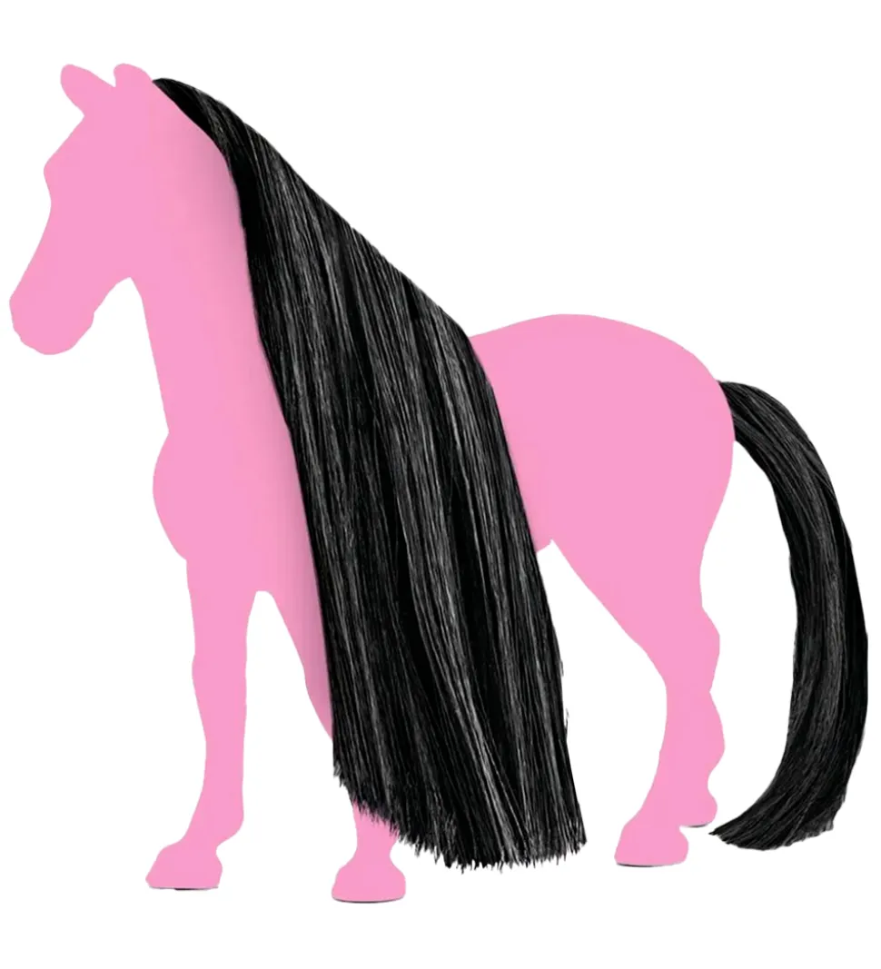 Schleich Horse Club - Hår Beauty Horses Sort - 42649