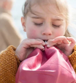 Scrunch Bold - 23 cm - Støvet Rosa