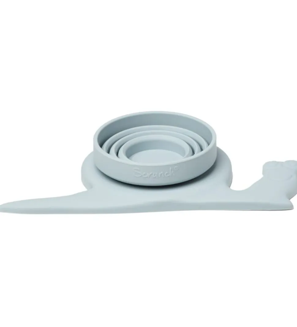 Scrunch Foldbar Regnvandsmåler - 21x11 cm - Silikone - Duck Egg