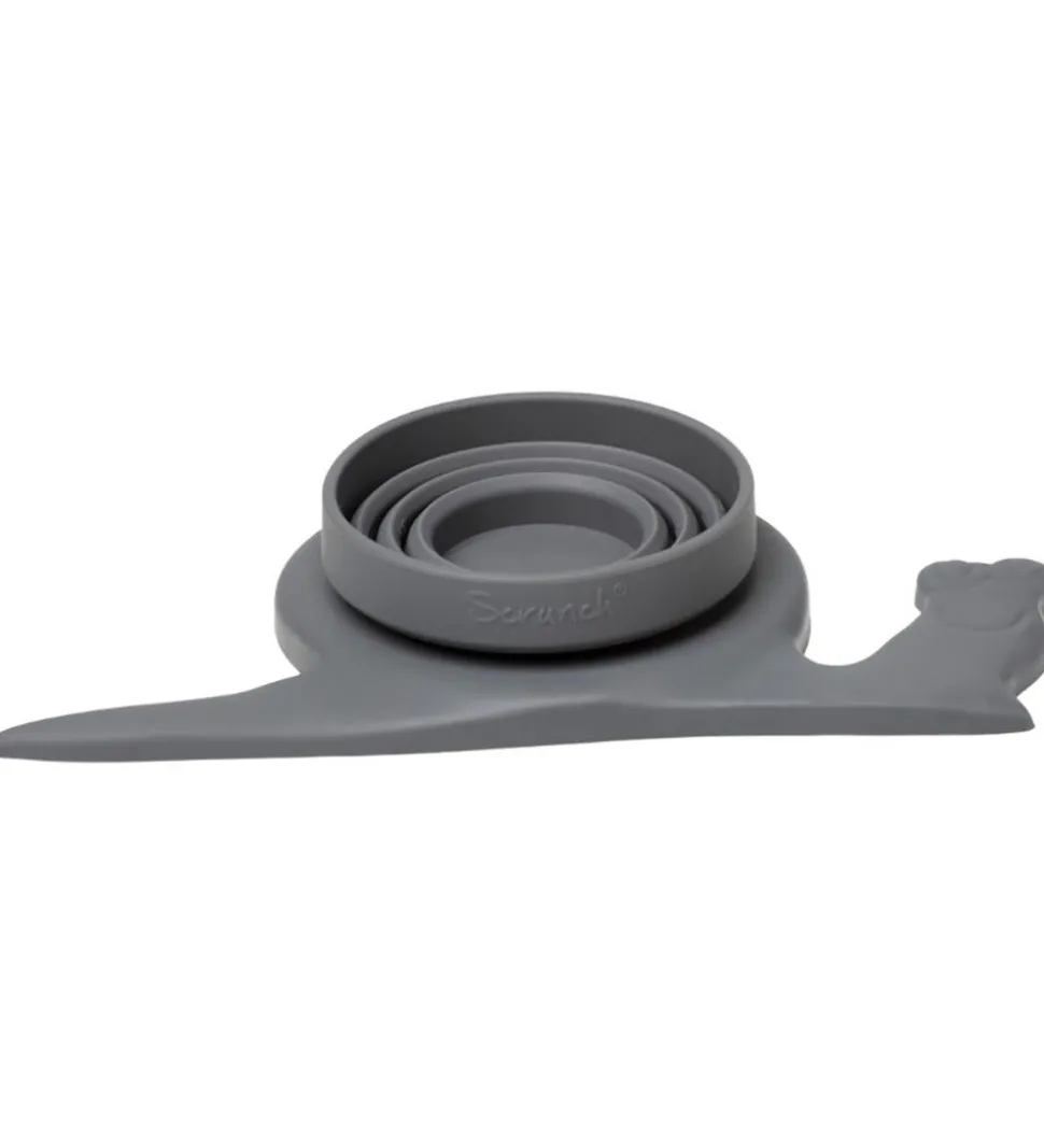 Scrunch Foldbar Regnvandsmåler - 21x11 cm - Silikone - Antracite