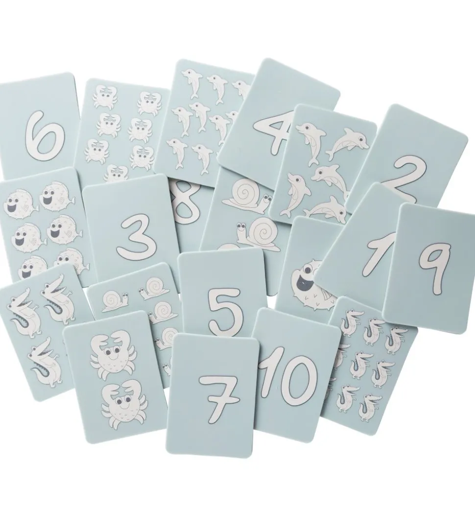 Scrunch Kort - Silikone - 20 Stk - Duck Egg Blue