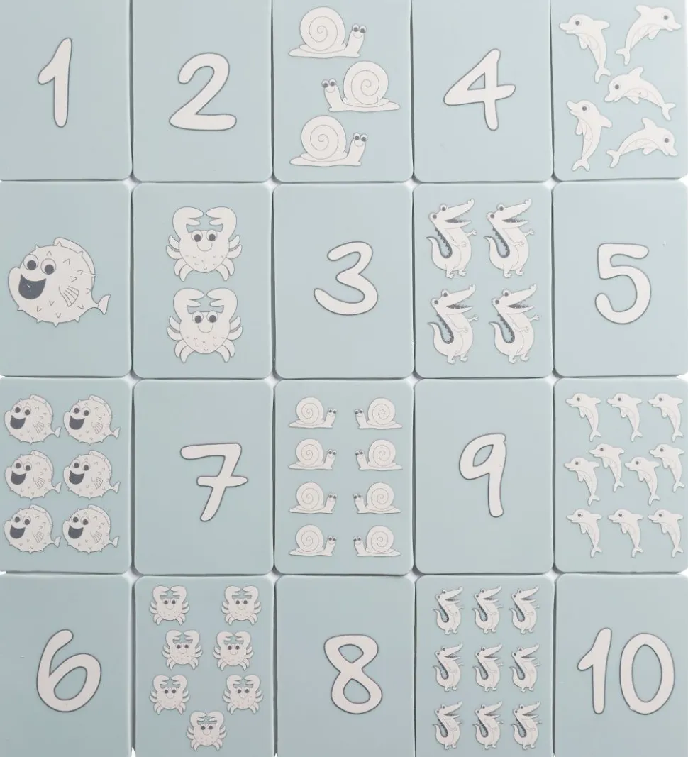 Scrunch Kort - Silikone - 20 Stk - Duck Egg Blue