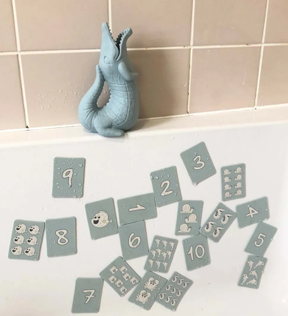 Scrunch Kort - Silikone - 20 Stk - Duck Egg Blue