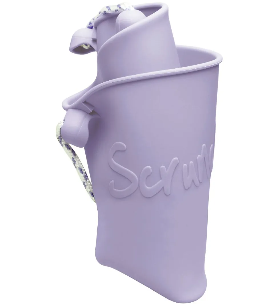 Scrunch Spand - Silikone - 13 cm - Lavendel