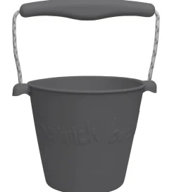 Scrunch Spand - Silikone - 13 cm - Mørkegrå