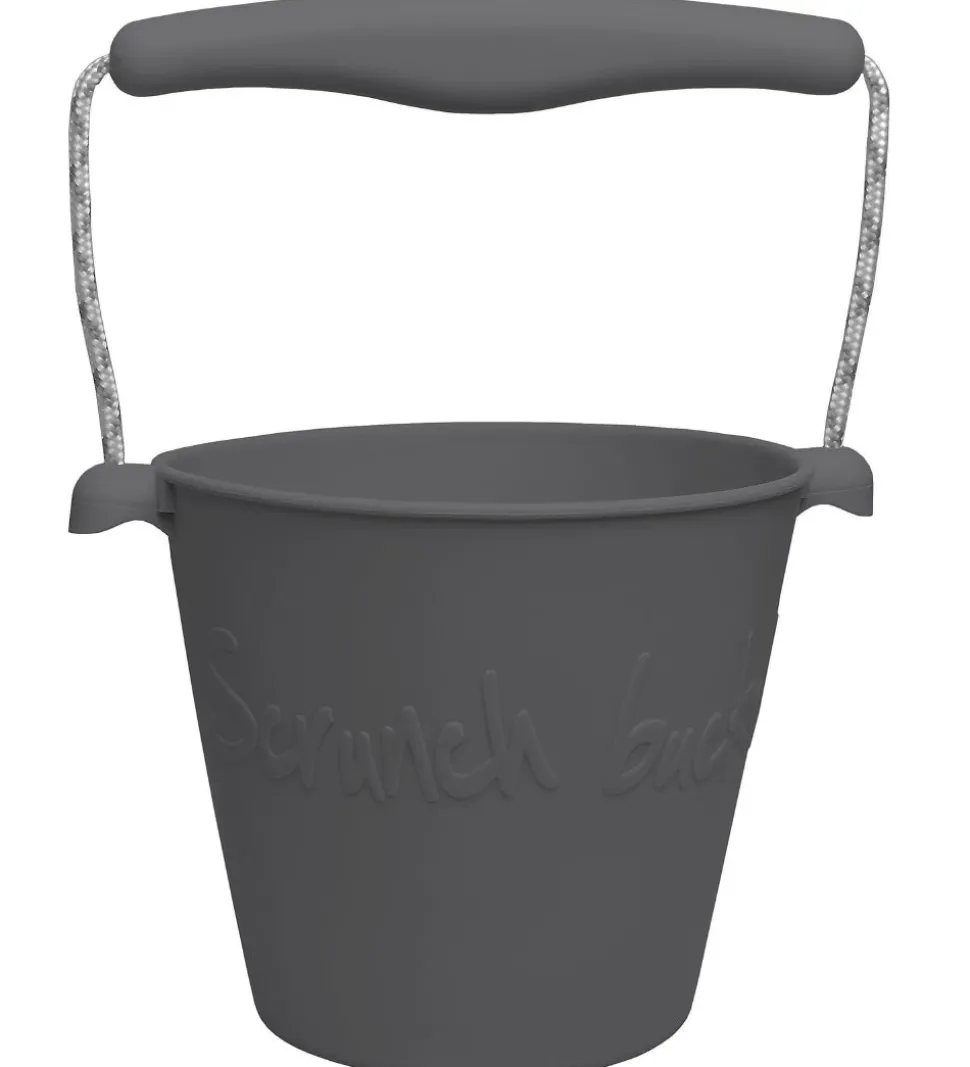 Scrunch Spand - Silikone - 13 cm - Mørkegrå