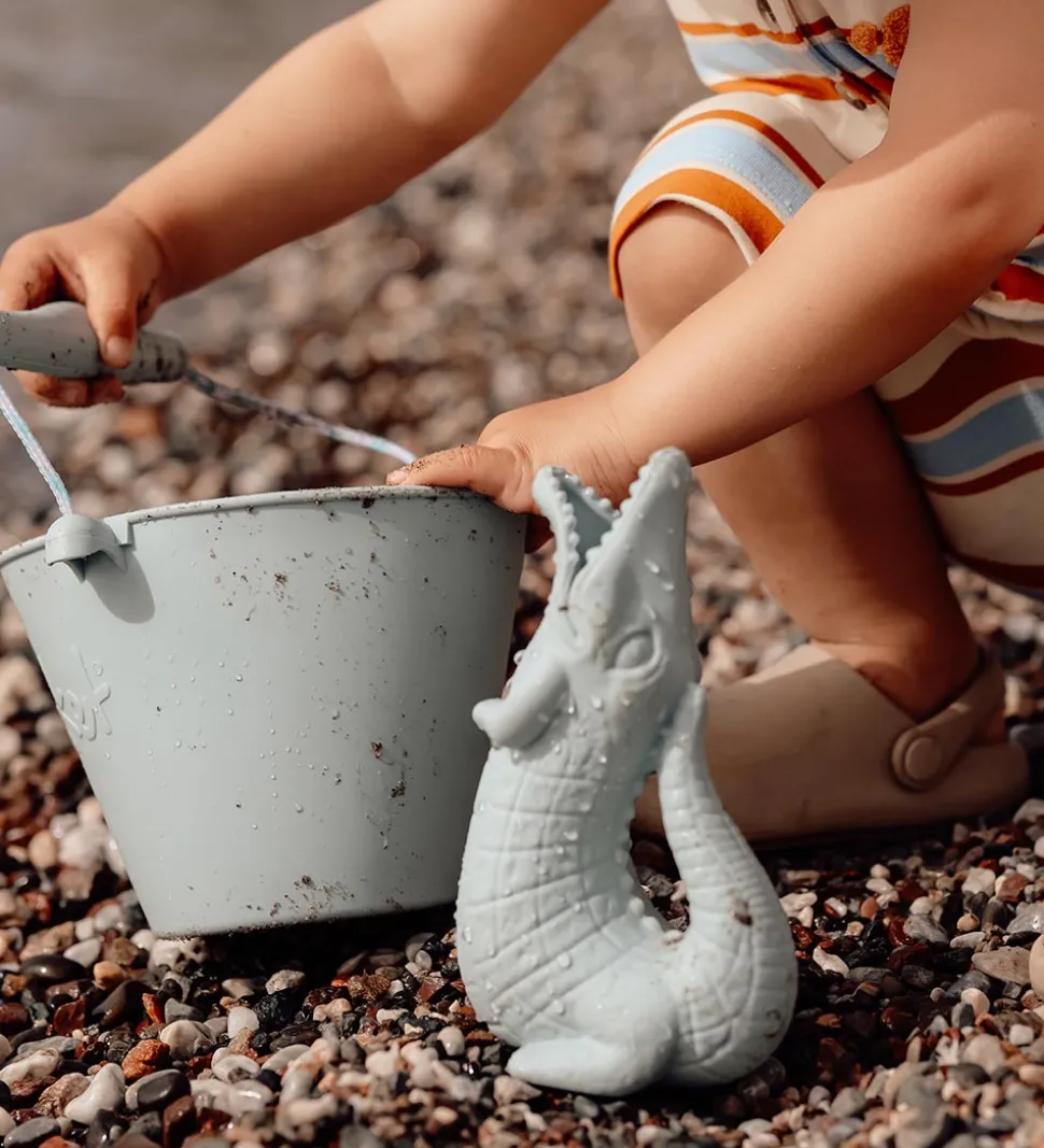 Scrunch Vandkande - 18,5x11 cm - Silikone - Krokodille - Antraci