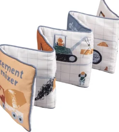 Sebra Stofbog - Busy Builders