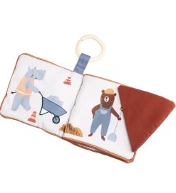 Sebra Stofbog - Busy Builders